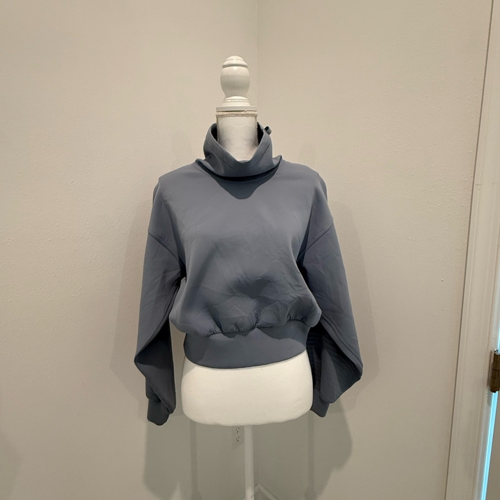 Women's Gray Turtleneck Sweater